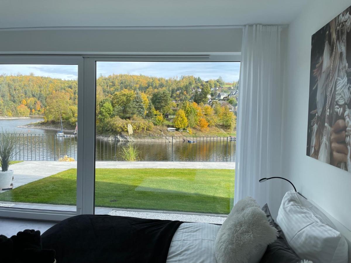 Apartments Saaldorf-Ferienhaus Mit 6 Apartments 45Qm-120Qm Direkt Am Thueringer Meer-Bleilochtalsperre Bad Lobenstein Esterno foto