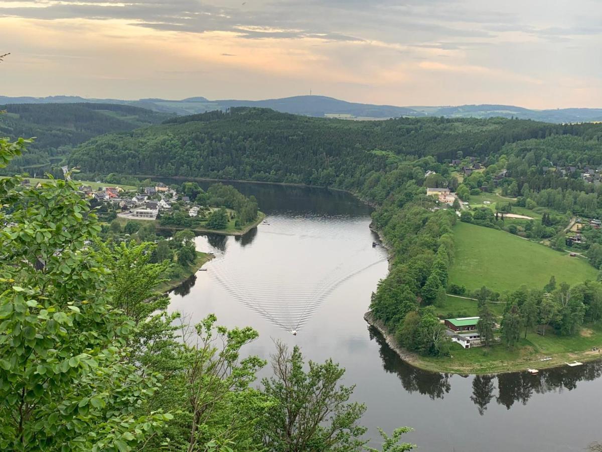 Apartments Saaldorf-Ferienhaus Mit 6 Apartments 45Qm-120Qm Direkt Am Thueringer Meer-Bleilochtalsperre Bad Lobenstein Esterno foto