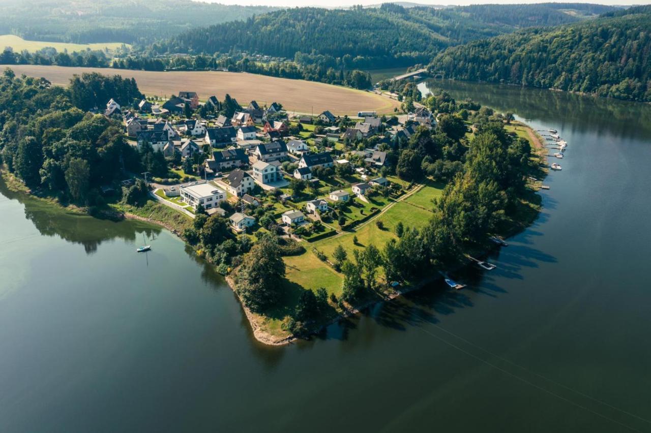 Apartments Saaldorf-Ferienhaus Mit 6 Apartments 45Qm-120Qm Direkt Am Thueringer Meer-Bleilochtalsperre Bad Lobenstein Esterno foto