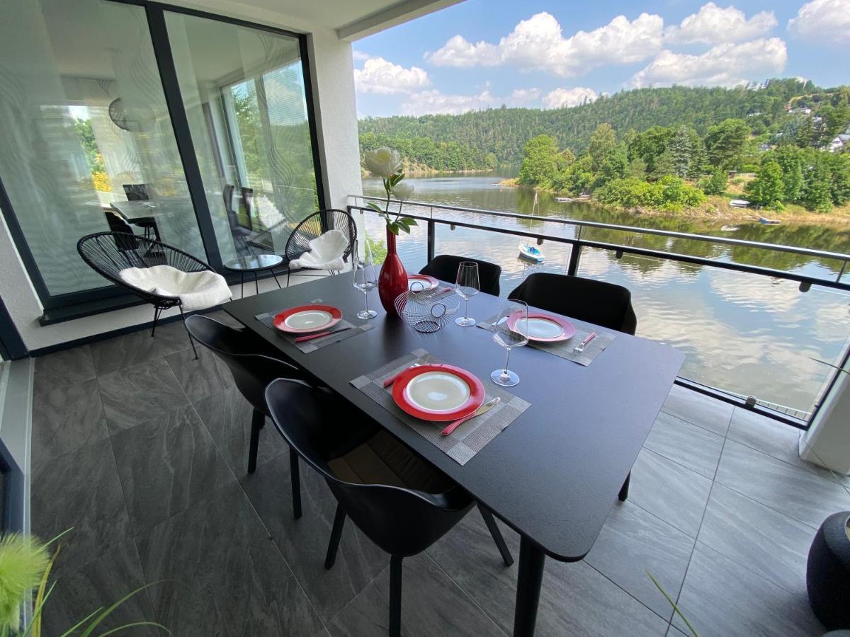 Apartments Saaldorf-Ferienhaus Mit 6 Apartments 45Qm-120Qm Direkt Am Thueringer Meer-Bleilochtalsperre Bad Lobenstein Esterno foto